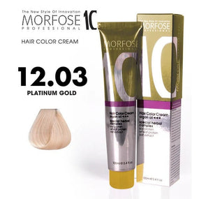 Morfose 12.03 Radiant Platinum Gold Hair Cream - Camellia Oil Luminosity