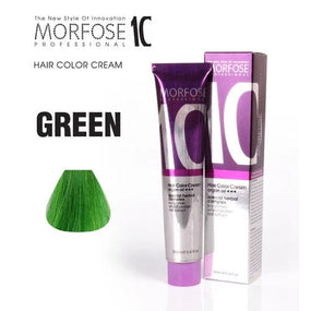 Morfose 10 Hair Color Cream in Green 100ml - Stand Out with Nature's Radiance