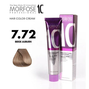 Morfose 10 Hair Color Cream in 7.72 Blonde Brown Iridescent - Unleash Multidimensional Brilliance