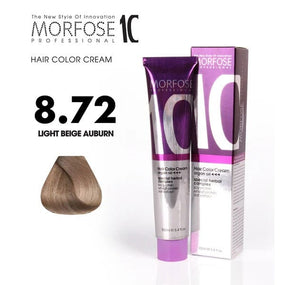 Morfose 10 Hair Color Cream in 8.72 Light Blonde Brown Iridescent