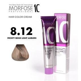 Morfose 10 Hair Color Cream in 8.12 Light Ash Blonde Iridescent 100ml - Embrace Ethereal Radiance