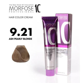 Morfose 10 Hair Color Cream in 9.21 Very Light Ash Blonde Iridescent 100ml - Captivating Luminance