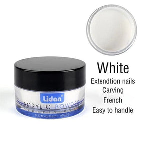 Lidan AP-1 Professional White Acrylic Powder 14g - Sculpt Flawless Nails