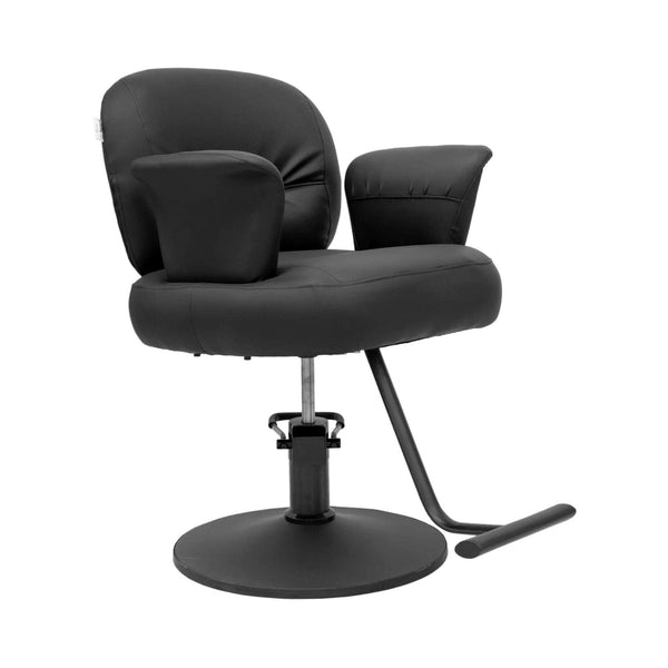 Globalstar Premium Black Styling Chair for Salons - Professional & Sleek Look