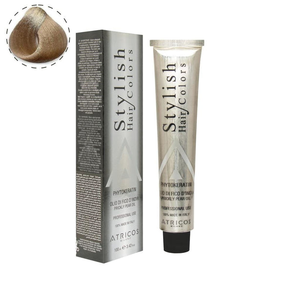 Atricos Milano Stylish Hair Color Gold Series 100ml – Golden Blonde Hair Dye with Keratin & Argan Oil