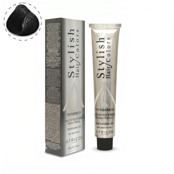 Atricos Milano N Series Permanent Hair Color Cream 100ml – Professional Gray Coverage & Long-Lasting Natural Shades