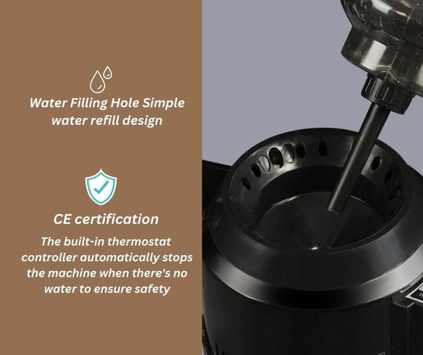 Globalstar Head Steamer Black – Professional Hair & Facial Steamer for Deep Moisturizing Hydration