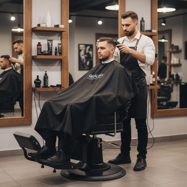 Globalstar Professional Barber Chair Black – Heavy-Duty Hydraulic Chair 200kg Capacity