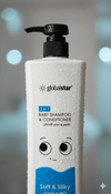 Globalstar Baby Shampoo with Conditioner - Gentle 2 in 1 Formula, No More Oily Hair | 1L