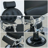 Globalstar Professional Barber Chair Black – Heavy-Duty Hydraulic 200kg Capacity