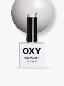 OXY Gel Polish 06 White - 12ml, Long-Lasting Soak Off UV/LED Manicure