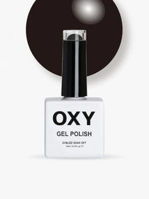 OXY Soak Off Gel Polish 60 - Black, 12ml, Professional UV & LED Gel