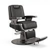 Globalstar AW-1930B Professional Barber Chair - Premium Black Leather Barber Chair