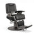 Globalstar AW-1930B Professional Barber Chair - Premium Black Leather Barber Chair