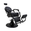 Globalstar Classic Black Barber Chair BC-2000N – Hydraulic Lift, 360° Rotation & Leather Upholstery for Salons