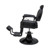 Globalstar Classic Black Barber Chair BC-2000N – Hydraulic Lift, 360° Rotation & Leather Upholstery for Salons