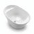 Globalstar BS-P02 Premium White Pedicure Foot Basin – Built-In Spa Foot Tub for Professional Salons