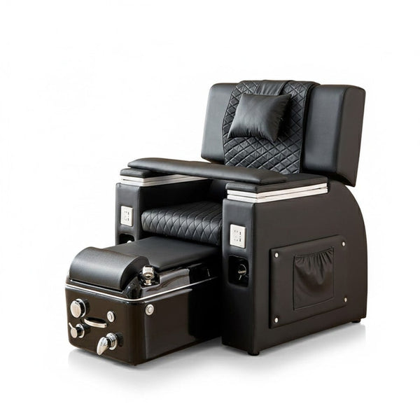 Globalstar M01 Pedicure Chair – Electric Massage Reclining Foot Spa for Nail Salons with Whirlpool Tub