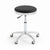 Globalstar Salon Stool Chair TB-3017 – Adjustable White & Black Rolling Stool for Spa, Salon, Multi-Use