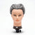 Globalstar 613/1B mannequin training head 60cm clean front product shot on white background showing natural-feel grey hair with clamp mount