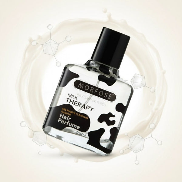 Morfose Hair Perfume Milk Therapy – 100 ml Nourishing & Anti-Odour Hair Mist with Long-Lasting Fragrance
