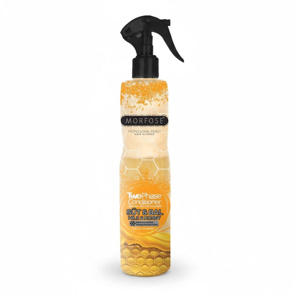 Morfose Milk & Honey 2 Phase Conditioner 400 ml – Leave-In Nourishing Spray for Dry & Damaged Hair