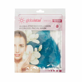 Globalstar Bio Collagen Hydrogel Facial Mask Blue 1pc - Awarid UAE