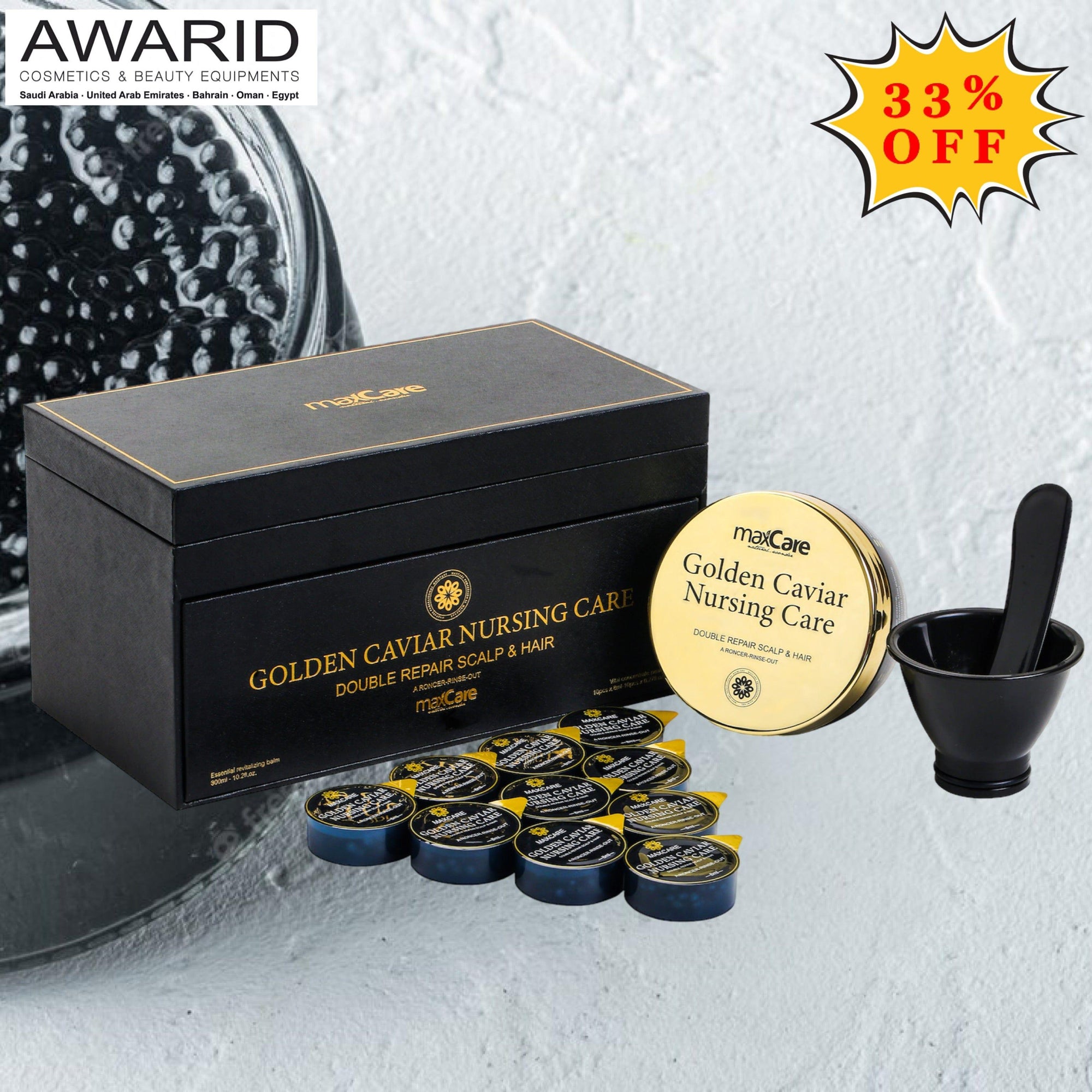 Maxcare Golden Caviar Nursing Care Double Repair Scalp Care