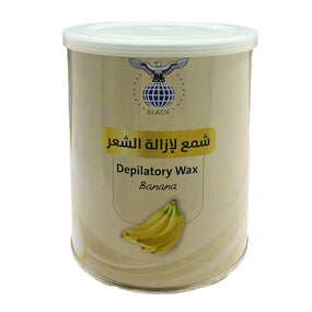 Black Depilatory Wax Can Banana 800ml - Awarid UAE