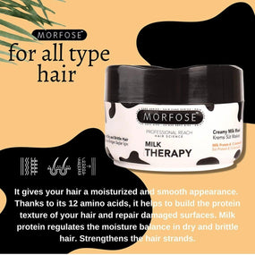 Morfose Milk Therapy Hair Mask 500ml - Awarid UAE