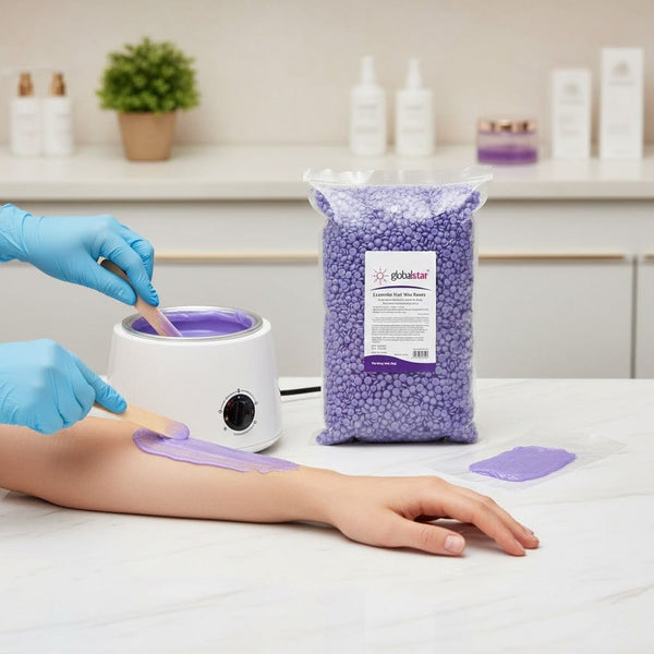 حبيبات شمع إزالة الشعر من جلوبال ستار بنكهة اللافندر 1000 جرام