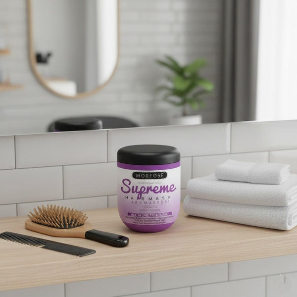 Morfose Hair Mask Supreme 500 ml – All-In-One Repair Treatment for Dry, Dull & Damaged Hair