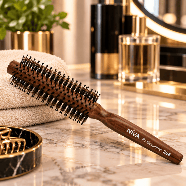 Niva Brushes Professional 286 Round Styler 13mm for Precision Blow Dry Styling
