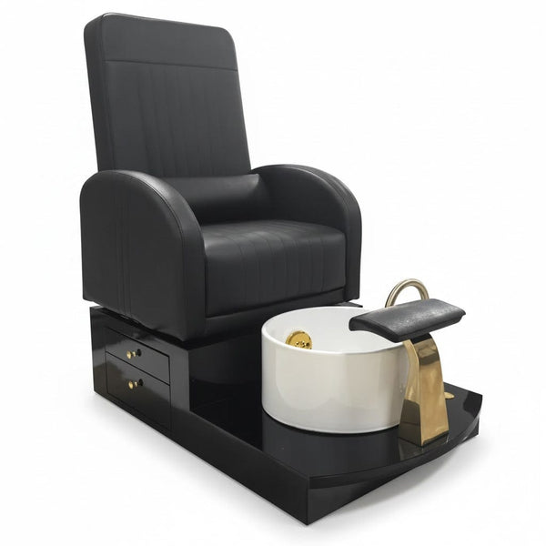 Globalstar Luxury Pedicure Spa Chair with Foot Basin – Professional Salon Chair for Nail Spa & Beauty Treatments