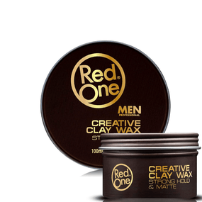 RedOne Creative Clay Hair Wax 100ml - Strong Hold for Matte Finish