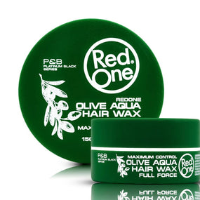 RedOne Olive Aqua Hair Gel Wax Full Force (150ml) - Ultimate Hold & Shine