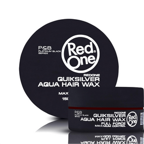 RedOne 150ml Quicksilver Aqua Hair Wax - Long-Lasting Hold with a Manly Scent