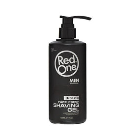 RedOne Shaving Gel Silver (500ml) - Ultimate Moisture & Smooth Shave