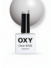 Oxy Clear Base for Nails - UV & LED Soak Off, 12ml