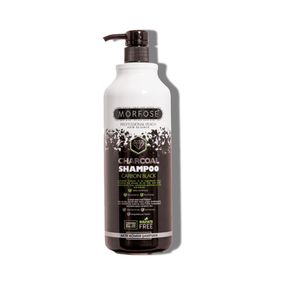 Morfose Charcoal Carbon Black Hair Shampoo 1000ml - Deep Cleansing & Detoxifying Formula