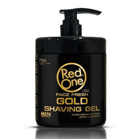 RedOne Face Fresh Shaving Gel Gold 1000ml - Luxurious Shave, Lasting Freshness