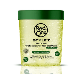 RedOne Style'z Professional Hair Gel Olive Oil (910ml) - Ultimate Styling with Natural Care