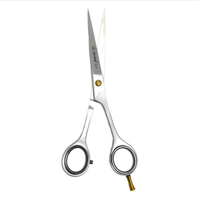 Globalstar Professional Barber Scissors 6.5'' - Stainless Steel Hair Cutting Shears with Rubber Grip