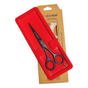 Globalstar 6.0" Precision Hair Cutting Scissors - Sleek Black Design