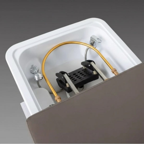 Globalstar Multifunctional Head Therapy Shampoo Chair – Hydraulic Massage, Moxibustion & Pedicure Spa Bed with Water Circulation System