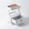 Globalstar Small Rolling Trolley with Drawer - Perfect for Salon and Multiuse Storage