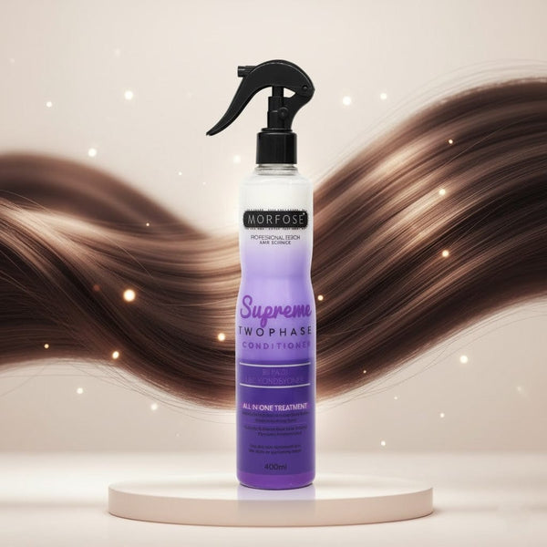Morfose Supreme 2 Phase Conditioner 400 ml – Leave-In Two-Phase Conditioner for Deep Moisture, Shine & Hair Repair