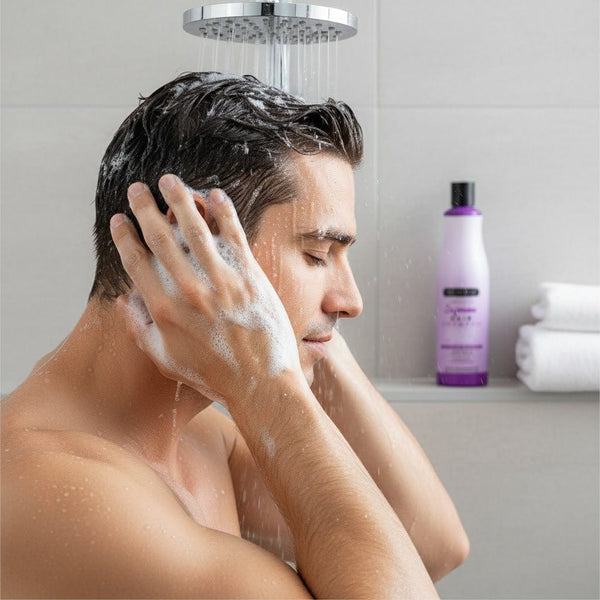 Morfose Hair Shampoo 500 ml – Intensive Nourishing Formula with Vegan Collagen, Caffeine, Ceramide, Biotin & Niacin