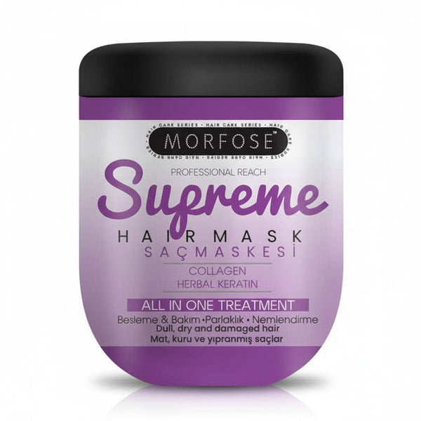 Morfose Hair Mask Supreme 500 ml – All-In-One Repair Treatment for Dry, Dull & Damaged Hair