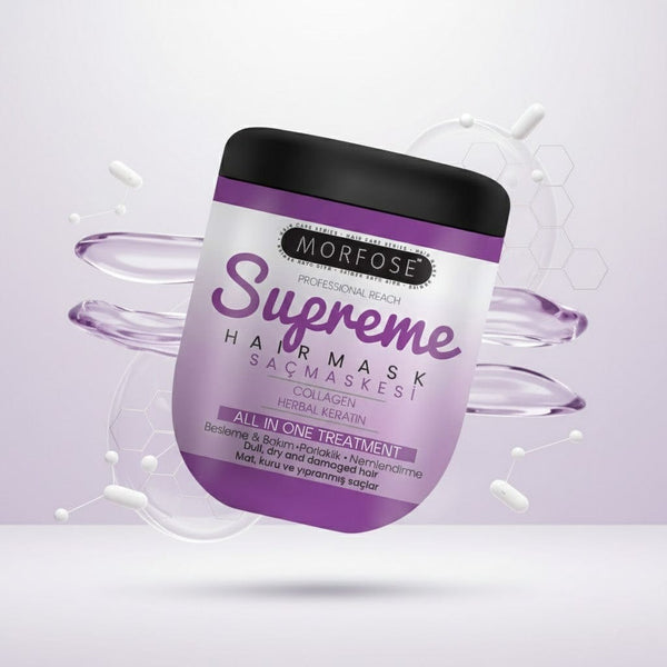 Morfose Hair Mask Supreme 500 ml – All-In-One Repair Treatment for Dry, Dull & Damaged Hair